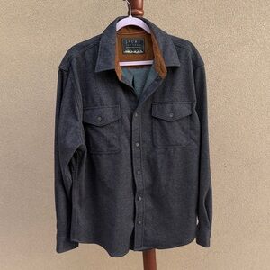 Jachs Men's Charcoal Shirt Jacket